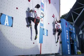 Départ d'une finale de vitesse